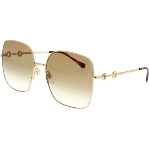 Klassische Oversized Quadratische Sonnenbrille - Gucci - Modalova