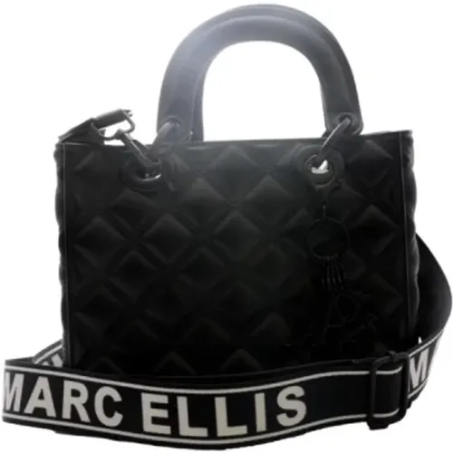 Quilted PVC Handbag Flat Missy , female, Sizes: ONE SIZE - Marc Ellis - Modalova