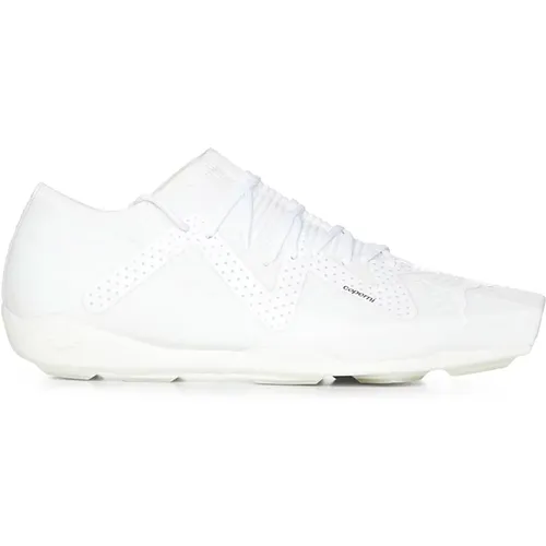 Weiße Sneakers mit Eckiger Spitze , Damen, Größe: 39 1/2 EU - Coperni - Modalova