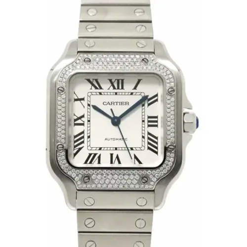 Pre-owned Stainless Steel watches , female, Sizes: ONE SIZE - Cartier Vintage - Modalova