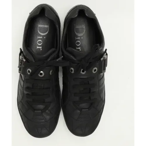 Pre-owned Leather sneakers , male, Sizes: 7 UK - Dior Vintage - Modalova