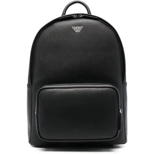 Backpack , male, Sizes: ONE SIZE - Emporio Armani - Modalova