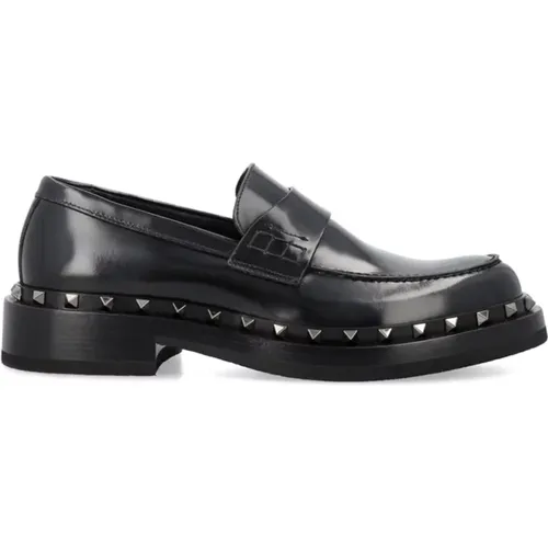 Rockstud M-Way Loafers , male, Sizes: 9 1/2 UK, 11 UK - Valentino Garavani - Modalova