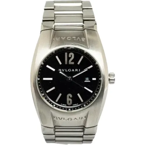 Pre-owned Stainless Steel watches , female, Sizes: ONE SIZE - Bvlgari Vintage - Modalova