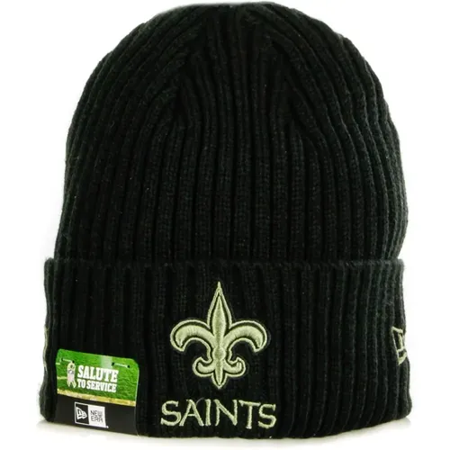 NFL Salute To Service Knit Hat , male, Sizes: ONE SIZE - new era - Modalova