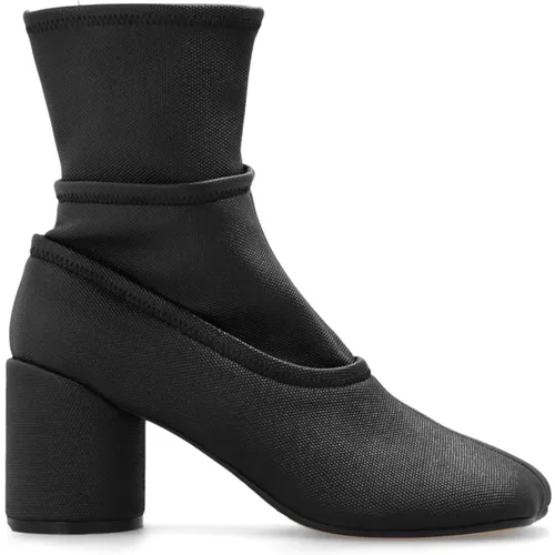 Anatomische Stiefeletten mit Absatz - MM6 Maison Margiela - Modalova