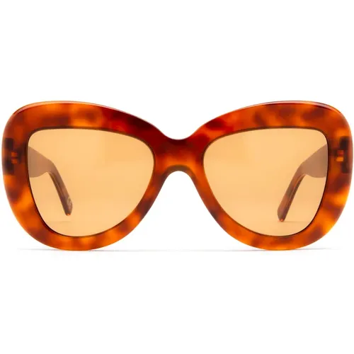 Stilvolle Brille mit Metallrahmen - Marni - Modalova