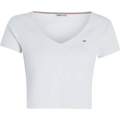 T-Shirts , Damen, Größe: XS - Tommy Jeans - Modalova