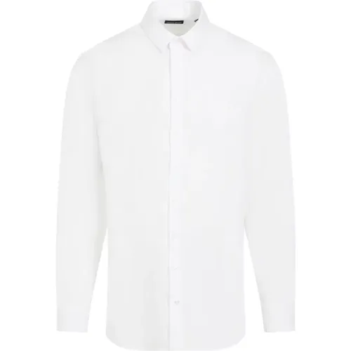 Linen Shirt Classic Style , male, Sizes: L, 2XL, 3XL - Giorgio Armani - Modalova
