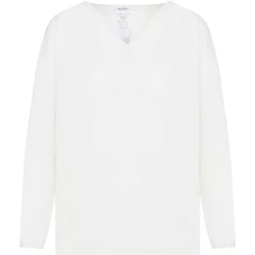 Cashmere V-Neck Sweater , female, Sizes: XS, M - Max Mara - Modalova