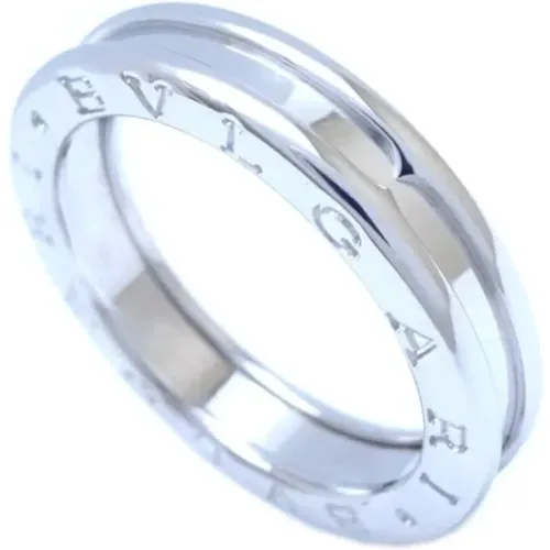 Pre-owned White Gold rings , female, Sizes: ONE SIZE - Bvlgari Vintage - Modalova