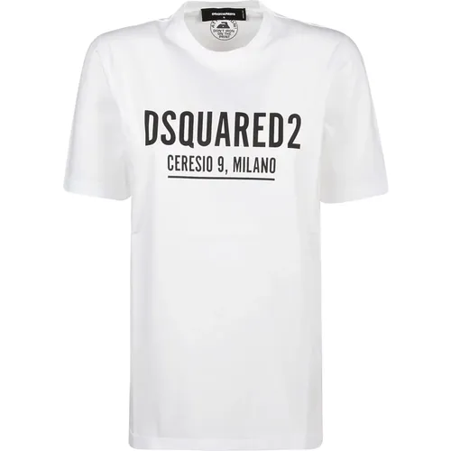 Ceresio9 Renny T-Shirt , Damen, Größe: XS - Dsquared2 - Modalova