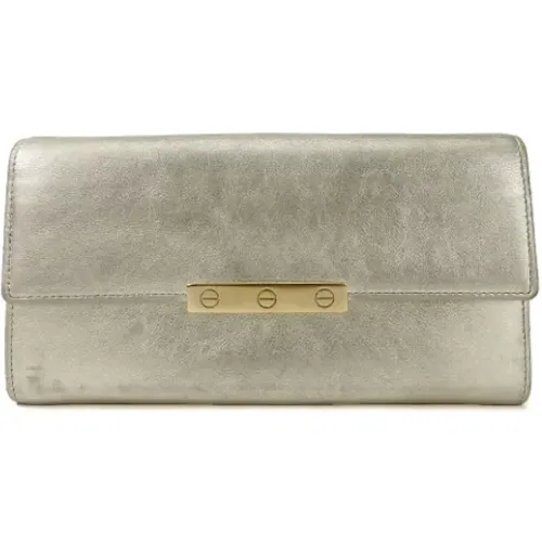 Pre-owned Leather wallets , female, Sizes: ONE SIZE - Cartier Vintage - Modalova