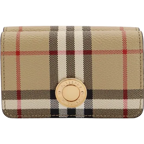 Wallet with Card and Coin Compartments , female, Sizes: ONE SIZE - Burberry - Modalova