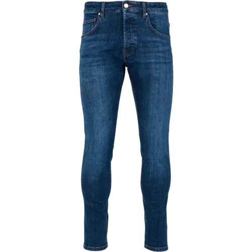 Denim Five-Pocket Weitbein Jeans , Herren, Größe: W32 - Don The Fuller - Modalova