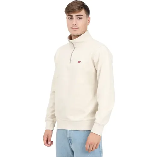 Levi's, Original Housemark Half-Zip Sweatshirt in , Herren, Größe: M - Levis - Modalova