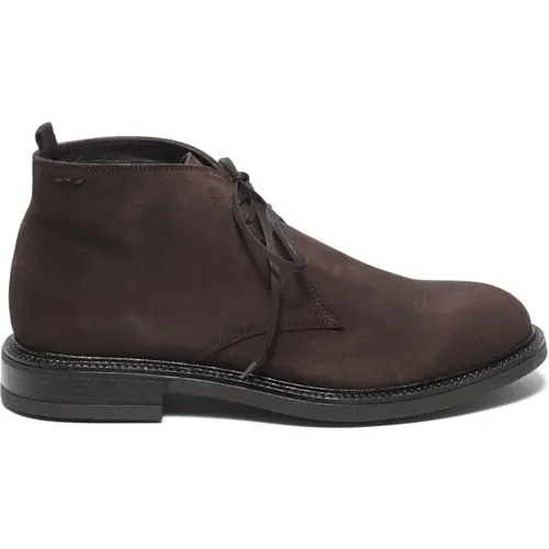 Suede Ankle Boots Aw23 , male, Sizes: 7 1/2 UK, 9 1/2 UK, 8 UK, 6 1/2 UK - Alexander Hotto - Modalova