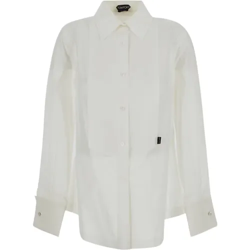 Yoke Shirt, Classic Style , female, Sizes: 2XS, XS - Tom Ford - Modalova