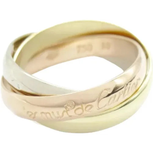 Pre-owned Gold rings , female, Sizes: ONE SIZE - Cartier Vintage - Modalova