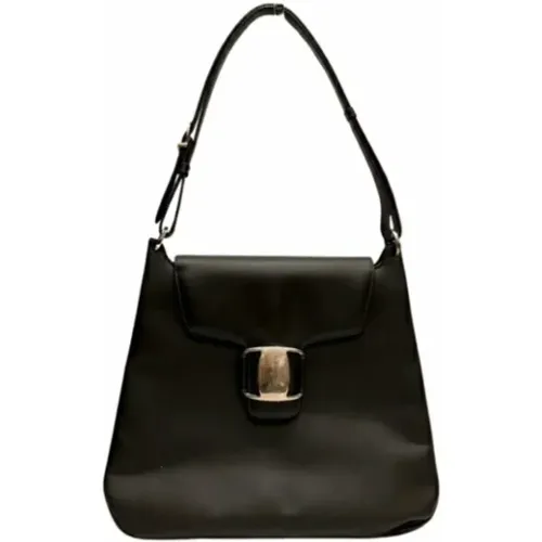 Pre-owned Leather shoulder-bags , female, Sizes: ONE SIZE - Salvatore Ferragamo Pre-owned - Modalova