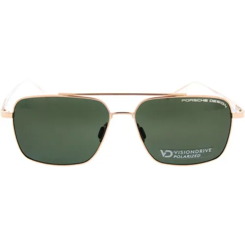 Titanium Polarized Sunglasses for Men , male, Sizes: 58 MM - Porsche Design - Modalova
