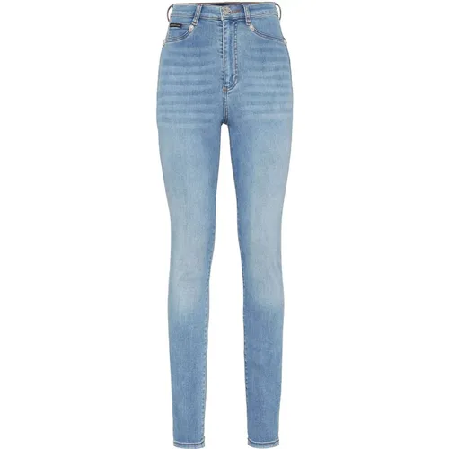 Skinny Jeans with Unique Design , female, Sizes: W26 - Philipp Plein - Modalova