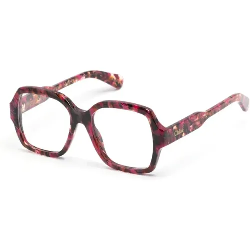 Braun/Havanna Optische Brille , Damen, Größe: 53 MM - Chloé - Modalova