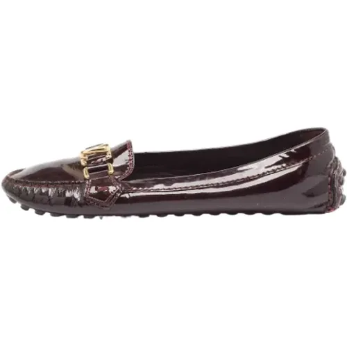 Pre-owned Leather flats , female, Sizes: 6 UK - Louis Vuitton Vintage - Modalova