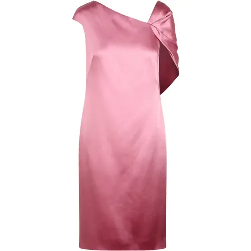 Asymmetric Draped Midi Dress , female, Sizes: S, L - Givenchy - Modalova