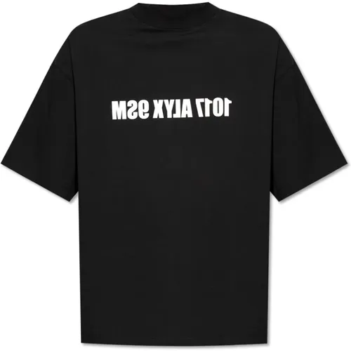 T-Shirt mit Logo , Herren, Größe: L - 1017 Alyx 9SM - Modalova