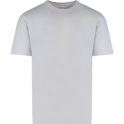 Graues Baumwoll-T-Shirt mit Ikonischer Naht - Maison Margiela - Modalova