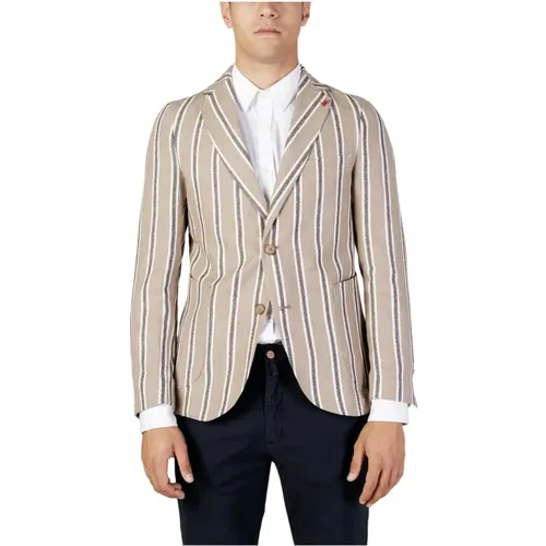 Beiger Knopf-Blazer Frühling/Sommer Herren - Mulish - Modalova