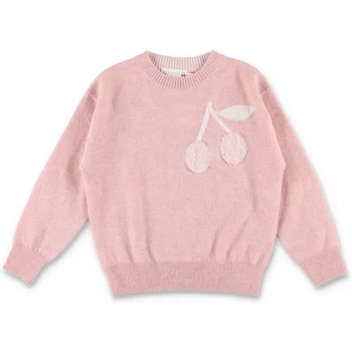 Kirschstrick AW24,Rosa Pullover für Mädchen - Bonpoint - Modalova