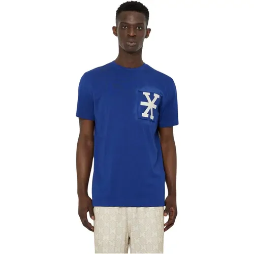 Logo T-Shirt mit kurzen Ärmeln , Herren, Größe: XL - John Richmond - Modalova