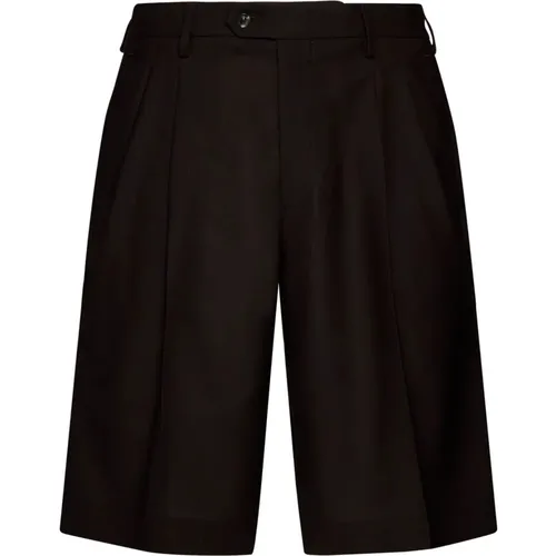 Braune Shorts für Männer , Herren, Größe: S - Lardini - Modalova