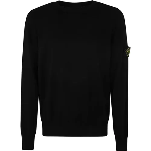 Round Neck Sweater , male, Sizes: S, XL, M, L - Stone Island - Modalova