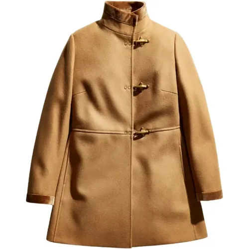 Camel Coats for Women , female, Sizes: S, L, XL - Fay - Modalova