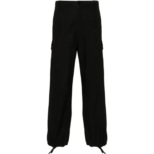 Cargo Trousers with Ripstop Texture , male, Sizes: S, M/L, L/XL - Kenzo - Modalova