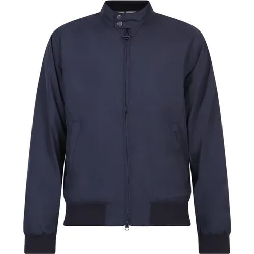 Blaue Jacke - Stilvoll und vielseitig , Herren, Größe: L - Barbour - Modalova
