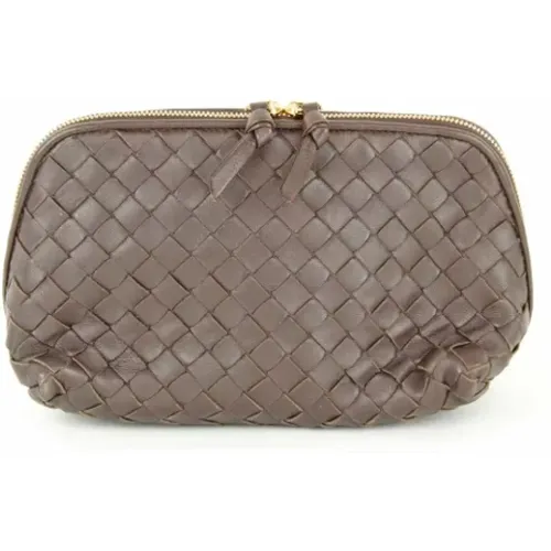 Pre-owned Leather pouches , female, Sizes: ONE SIZE - Bottega Veneta Vintage - Modalova