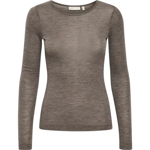 Slim Fit Langarm-Top , Damen, Größe: 2XS - InWear - Modalova