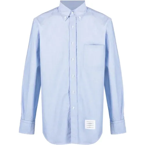 Classic Fit Shirt , male, Sizes: L, XL, M - Thom Browne - Modalova