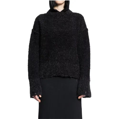 Flauschiger Alpaka Mohair Strickpullover , Damen, Größe: S - Thom Krom - Modalova