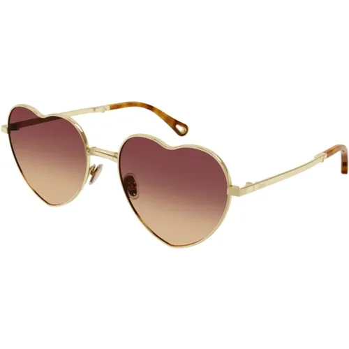 Sophisticated Gless Ch0071S Sunglasses , female, Sizes: 59 MM - Chloé - Modalova