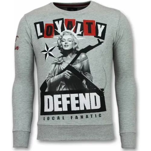 Loyalty Marilyn Monroe Sweater - Herren Pullover - 11-6304G , Herren, Größe: S - Local Fanatic - Modalova