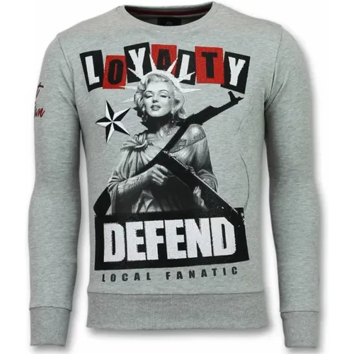 Loyalty Marilyn Monroe Sweater - Herren Pullover - 11-6304G , Herren, Größe: XL - Local Fanatic - Modalova