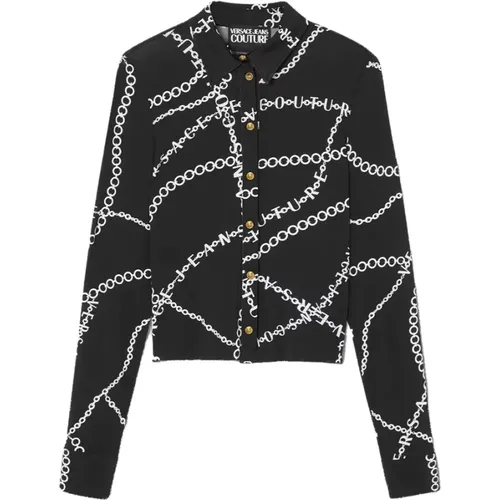 Necklace - Elegant Women`s Lightweight Jacket , female, Sizes: XS, S, M - Versace Jeans Couture - Modalova