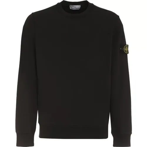 Cotton crew-neck sweatshirt , male, Sizes: S - Stone Island - Modalova