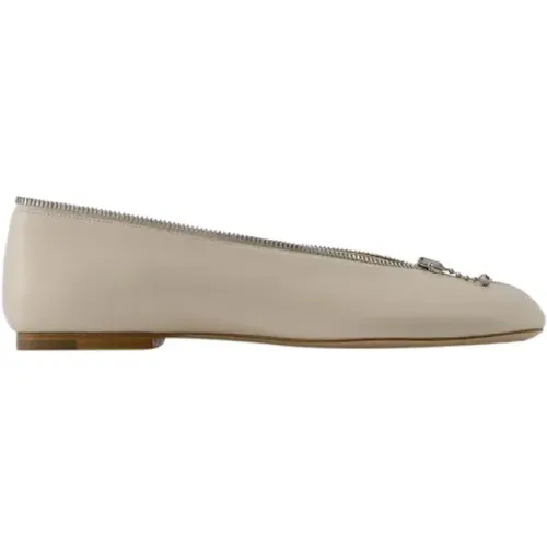 Leather flats , female, Sizes: 6 UK - Burberry - Modalova