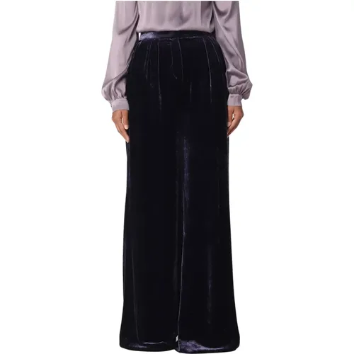 Wide Trousers , female, Sizes: S, XS - alberta ferretti - Modalova
